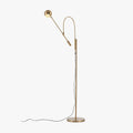 Scandinavian Floor Light, Floor Lamp, Metal, W 33.5″ x H 61″