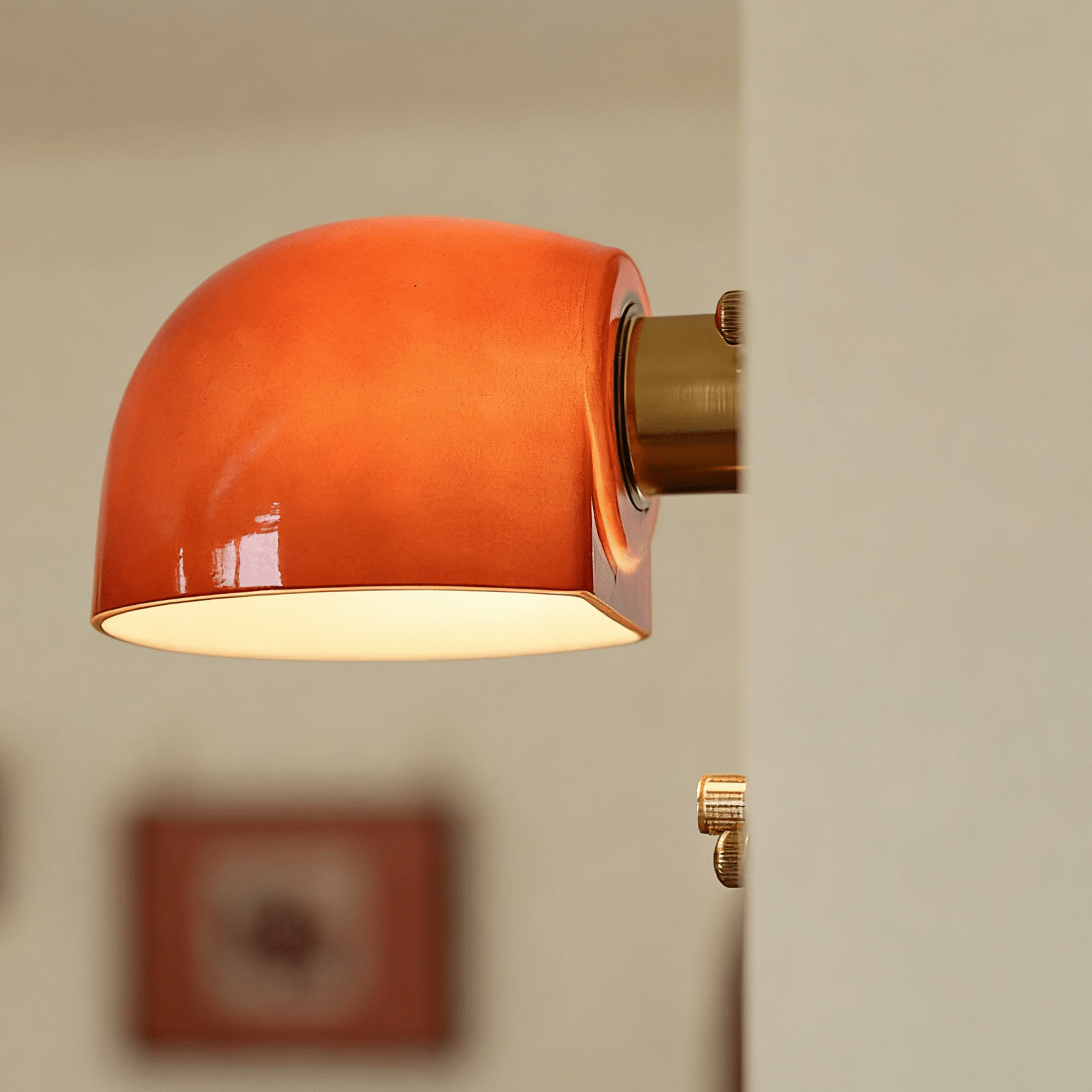 Scarlet Dome Wall Light, Hardwired Wall Sconce, detail 8