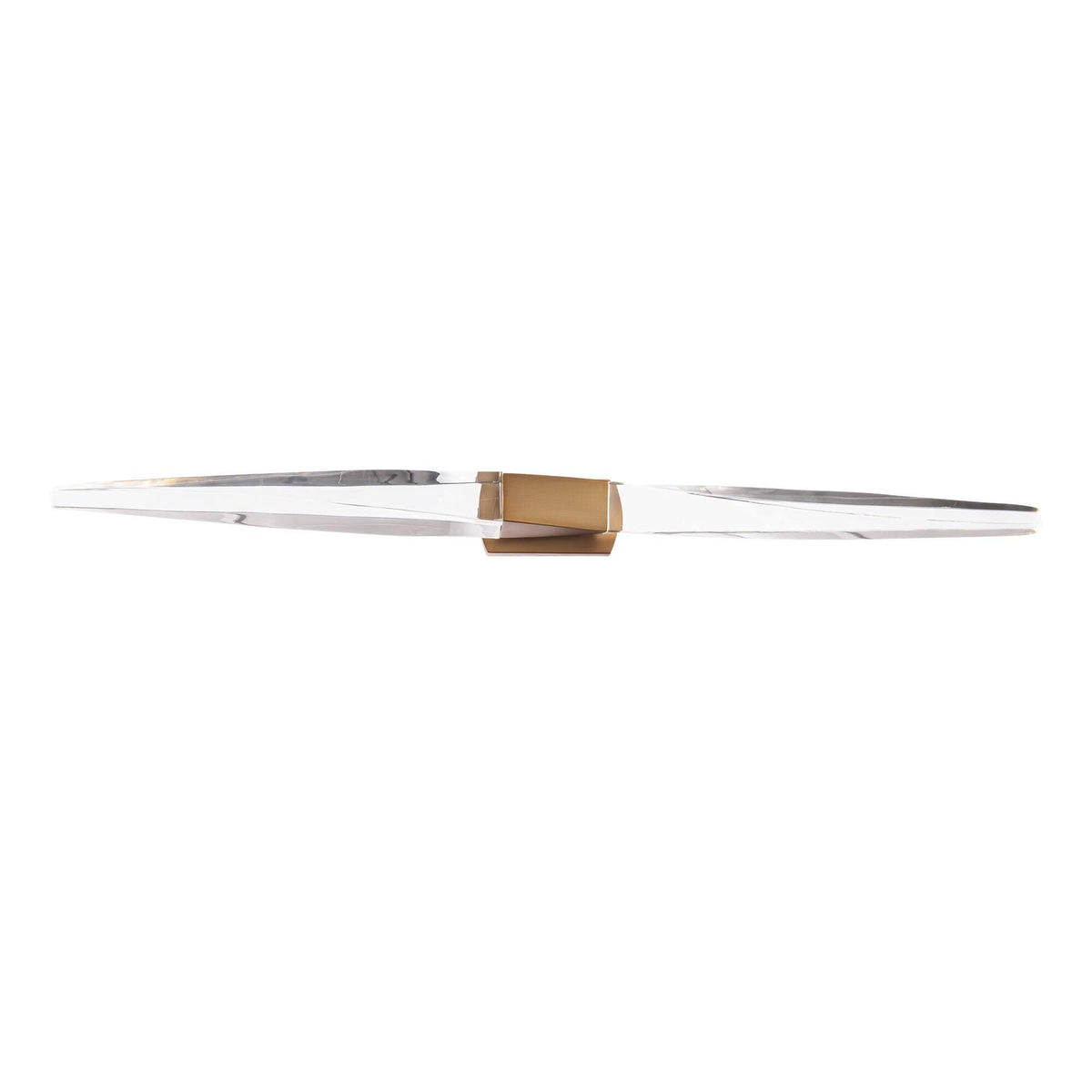 Kindjal 37 Inch 2 Light Led Bath Vanity Fixture, Bathroom Vanity Light, Height: 3.0 Inches