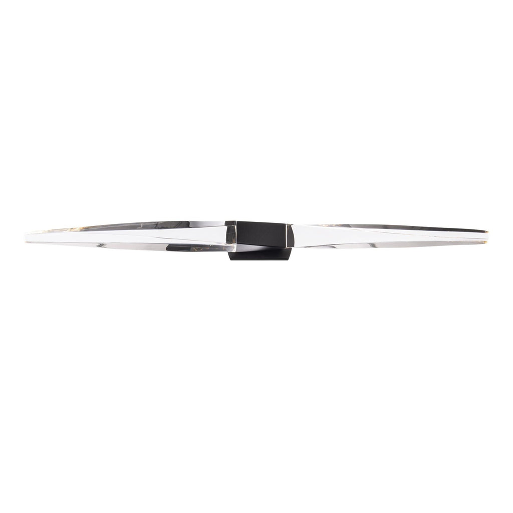 Kindjal 37 Inch 2 Light Led Bath Vanity Fixture, Bathroom Vanity Light, detail 2