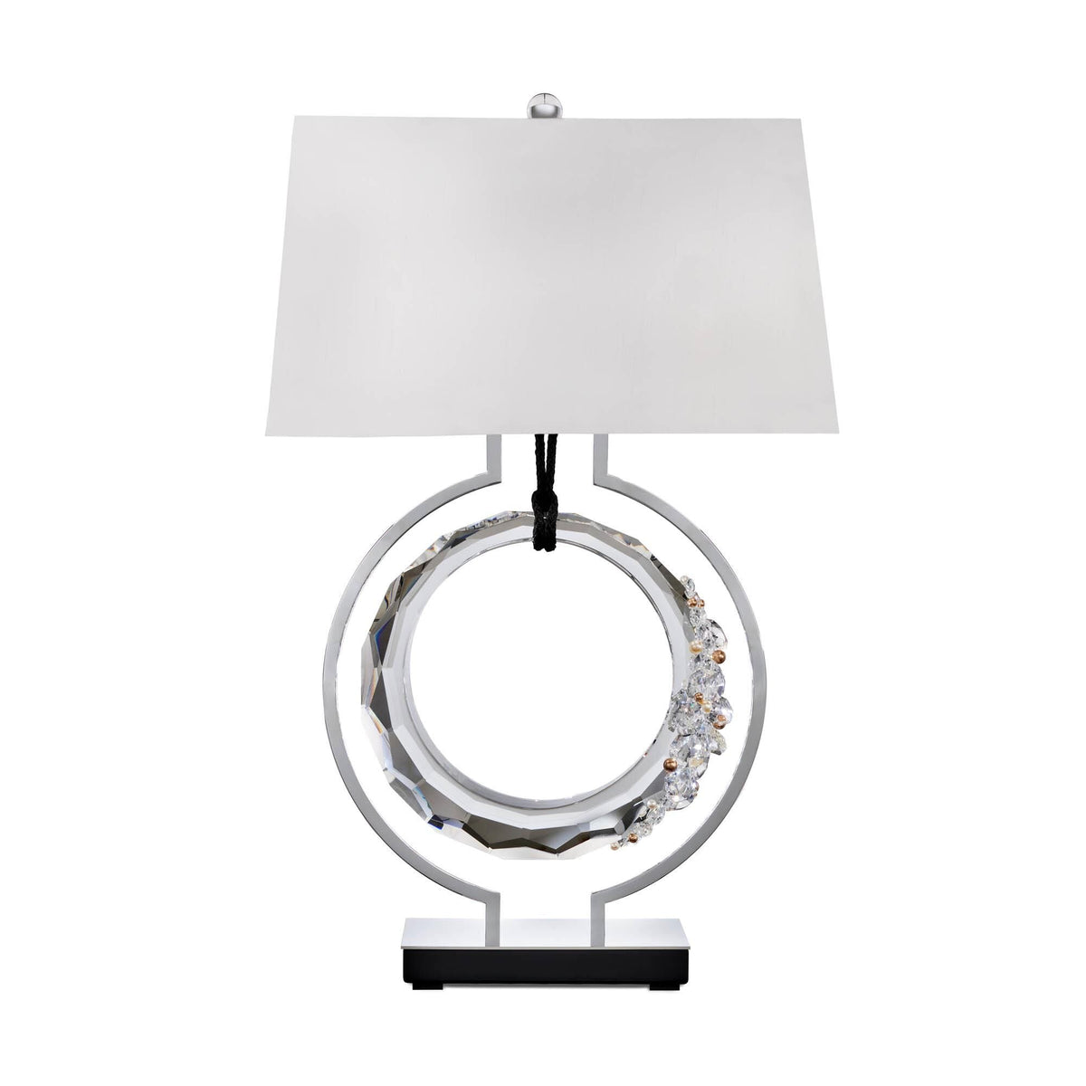 Serenity 29 Inch Table Lamp table lamp in metal, fabric, crystal | Tianguang Select