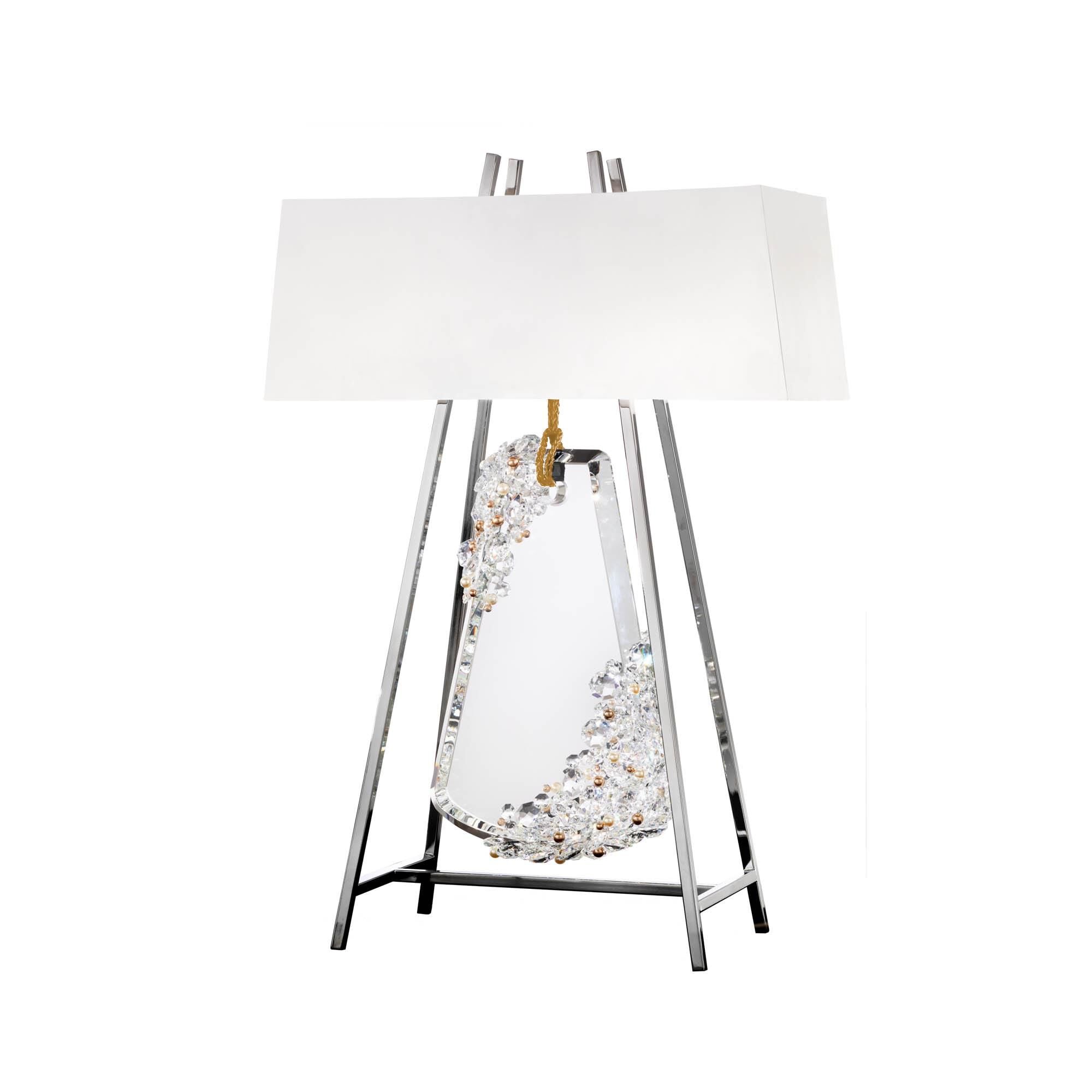 Flora 31 Inch Table Light, Bedside Table Lamp, Height: 31.6 Inches