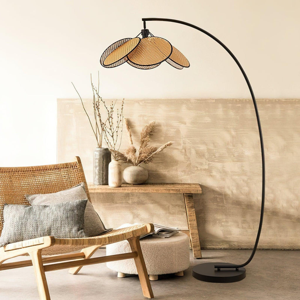 Screen Cannage Floor Light 41.3", Floor Lamp, detail 5