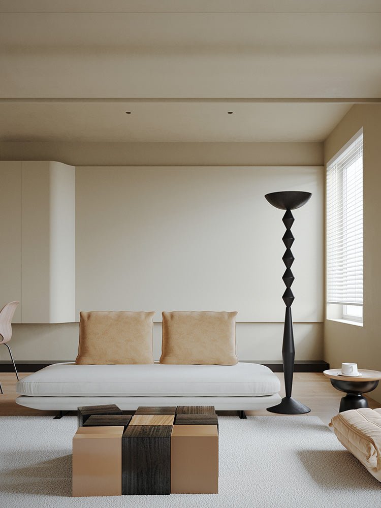 Sculptural Geometric Stack Floor Light, Floor Lamp, detail 18