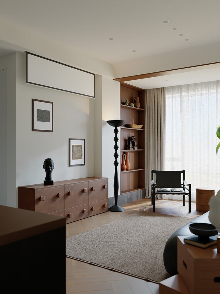 Sculptural Geometric Stack Floor Light, Floor Lamp, detail 19