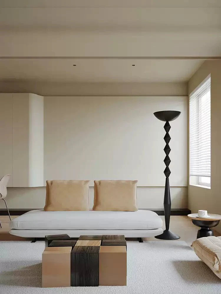 Sculptural Geometric Stack Floor Light, Floor Lamp, detail 9
