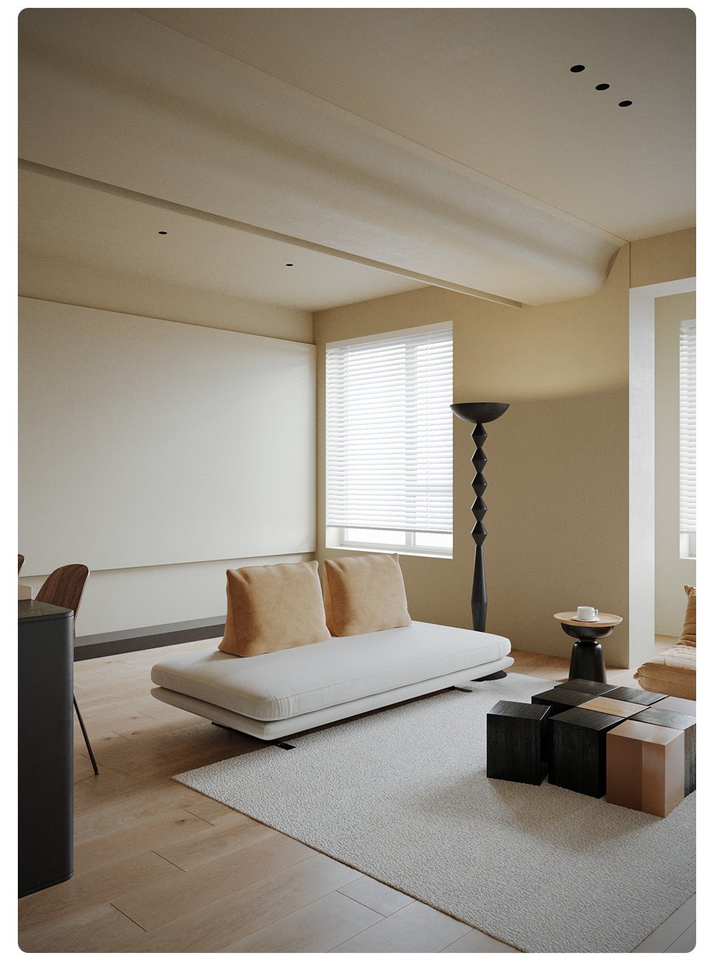 Sculptural Geometric Stack Floor Light, Floor Lamp, detail 13