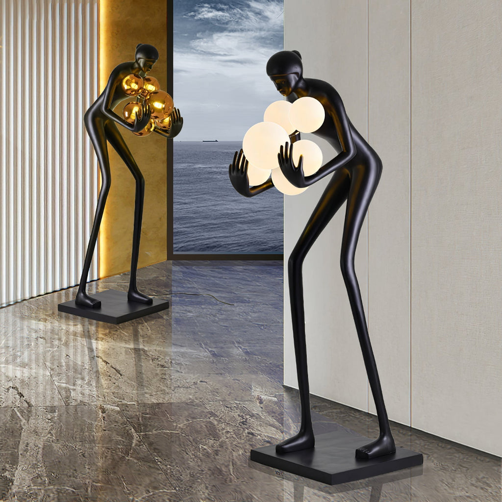 Sentinel Sculpture Floor Light, Floor Lamp, detail 3