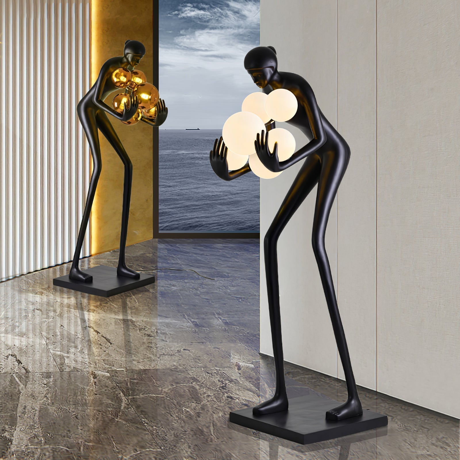 Sentinel Sculpture Floor Light, Floor Lamp, detail 3