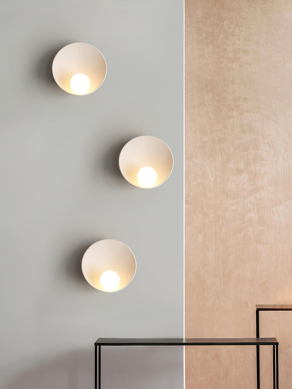 Seashell Resin Wall Light, Hardwired Wall Sconce, detail 14