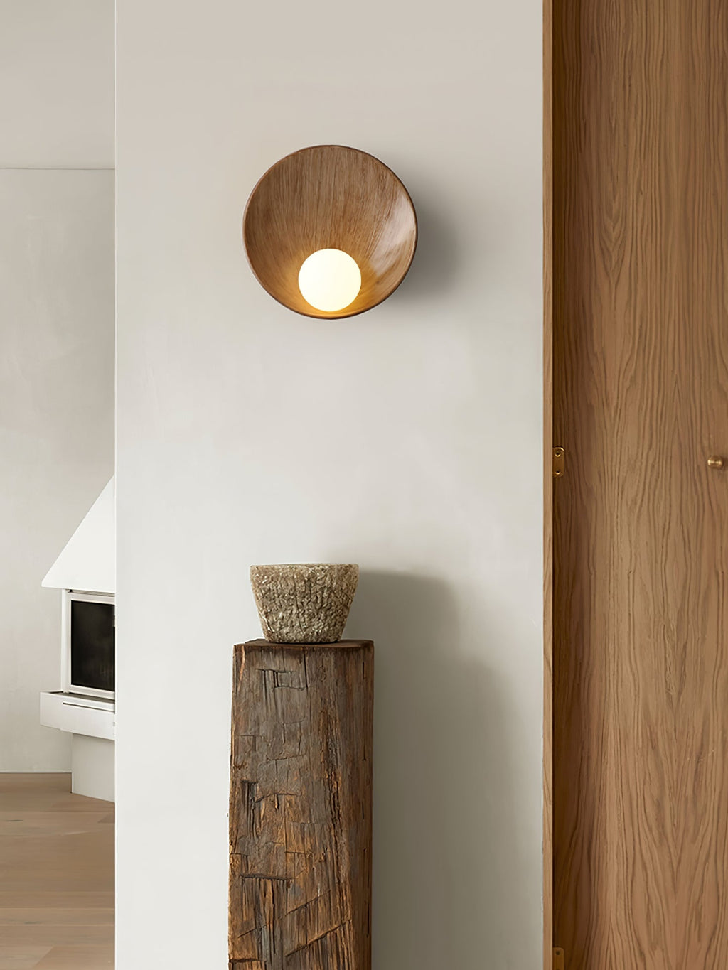 Seashell Resin Wall Light, Hardwired Wall Sconce, detail 8