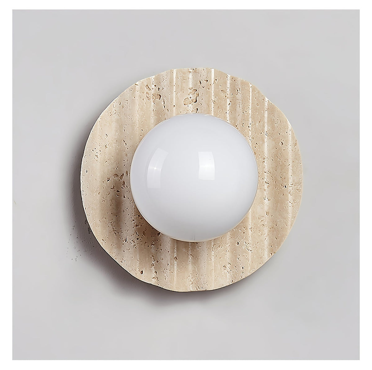 Selorar Travertine Wall Light, Hardwired Wall Sconce, detail 7
