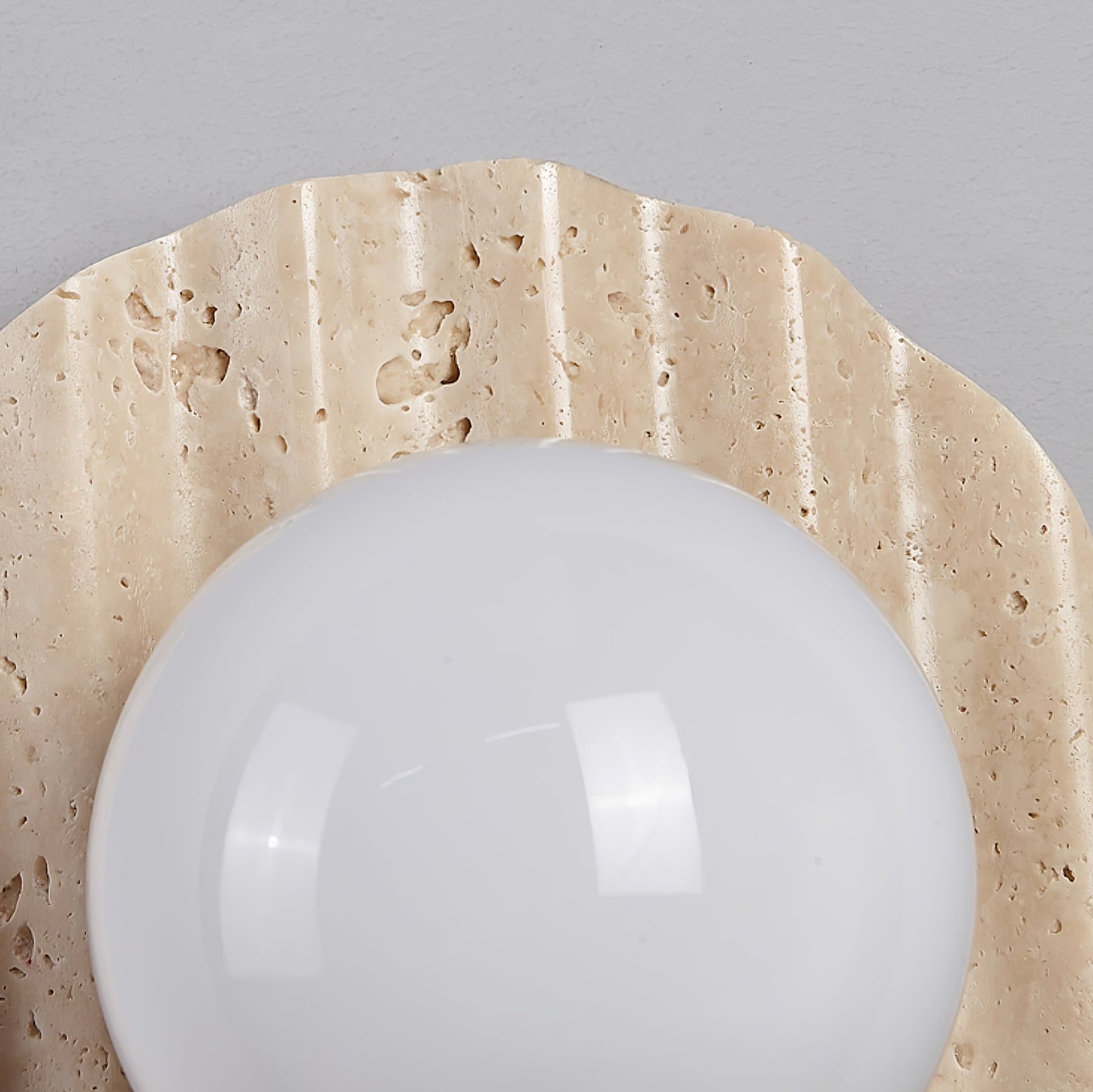 Selorar Travertine Wall Light, Hardwired Wall Sconce, detail 11