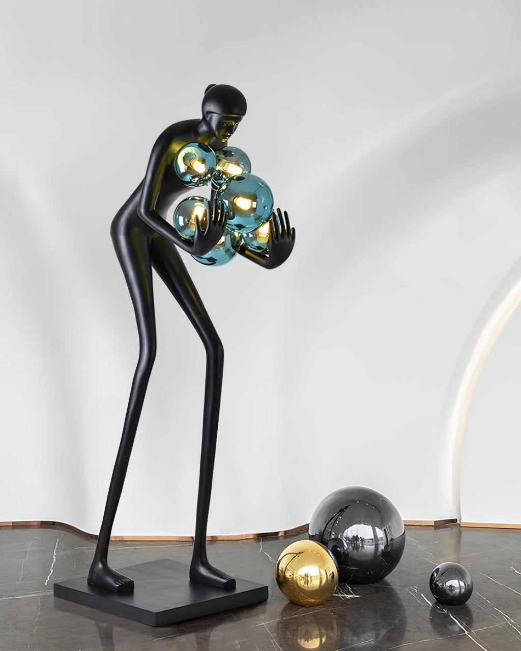 Sentinel Sculpture Floor Light, Floor Lamp, detail 15