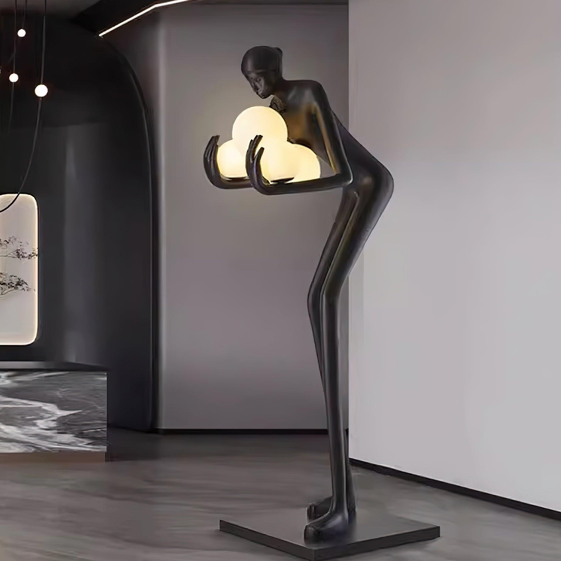 Sentinel Sculpture Floor Light, Floor Lamp, detail 2