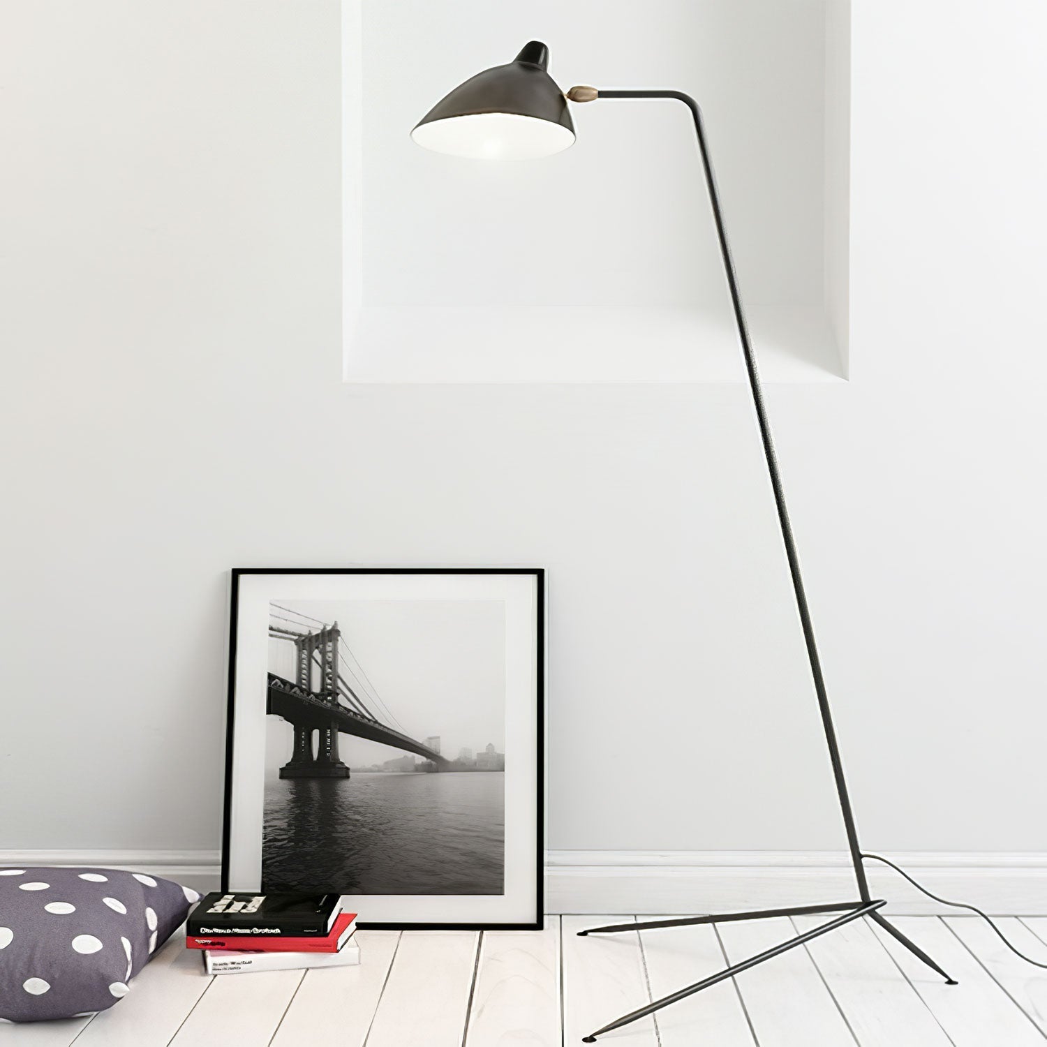Serge Mouille Floor Light, Floor Lamp, detail 3