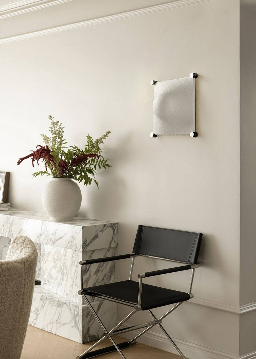 Serica Wall Light, Hardwired Wall Sconce, detail 6