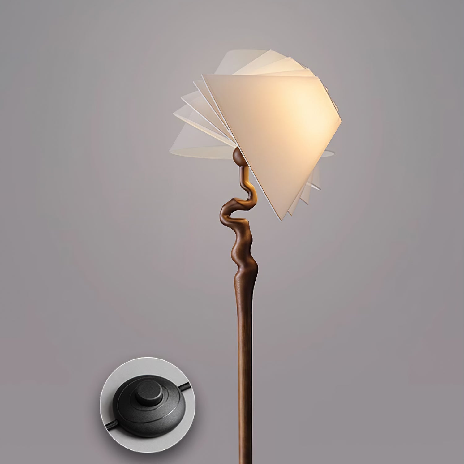 Serpentine Twist Floor Light, Floor Lamp, detail 26