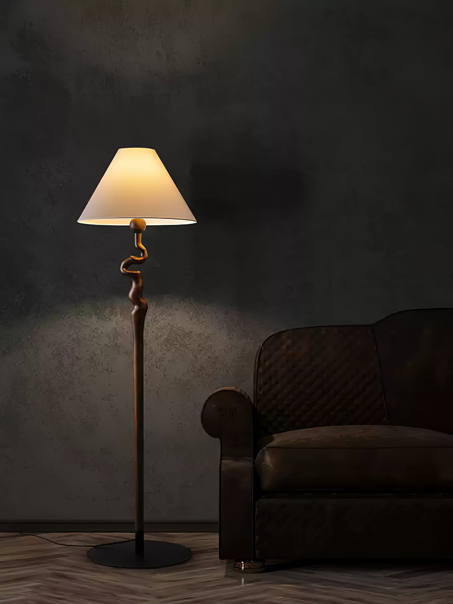 Serpentine Twist Floor Light, Floor Lamp, detail 11
