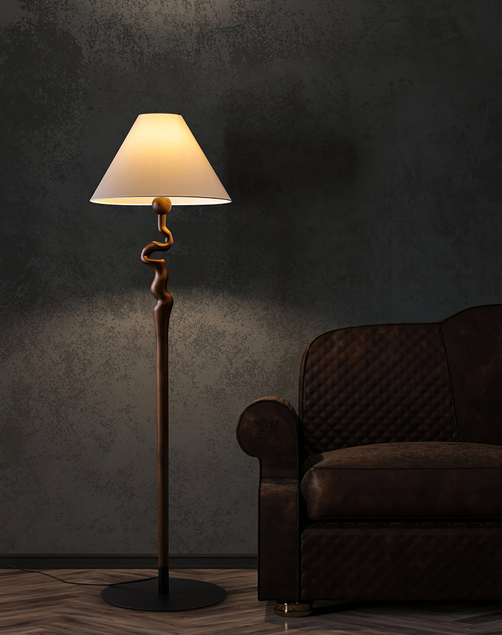 Serpentine Twist Floor Light, Floor Lamp, detail 13