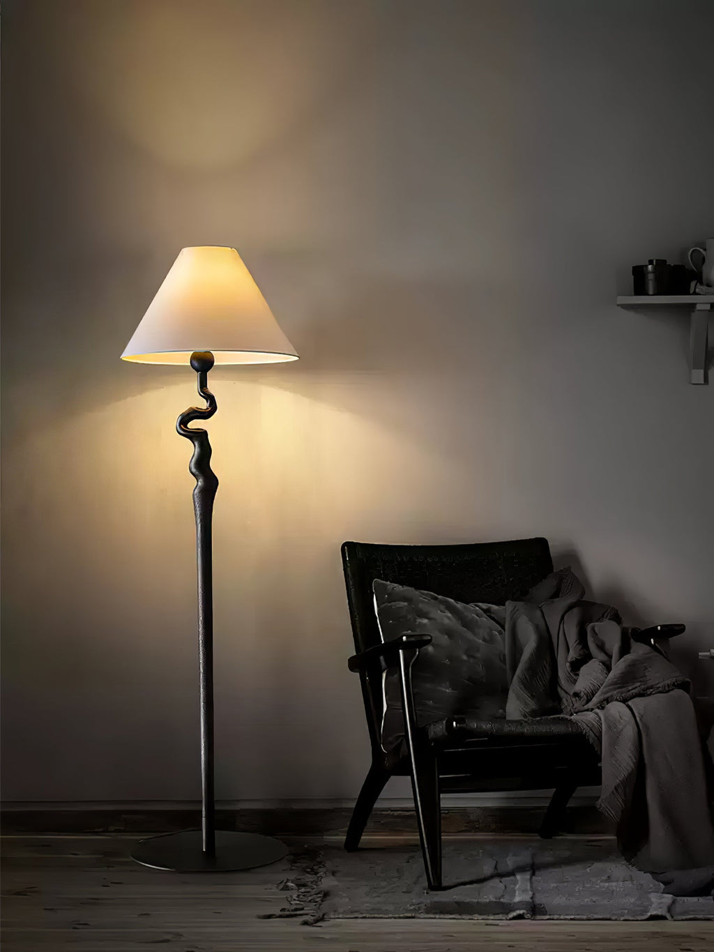 Serpentine Twist Floor Light, Floor Lamp, detail 14