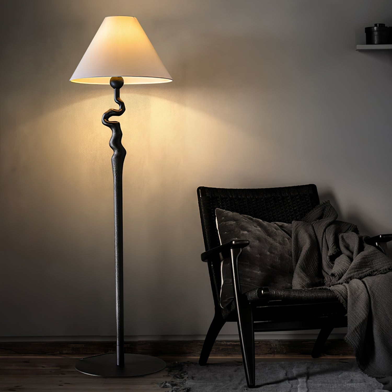 Serpentine Twist Floor Light, Floor Lamp, detail 5