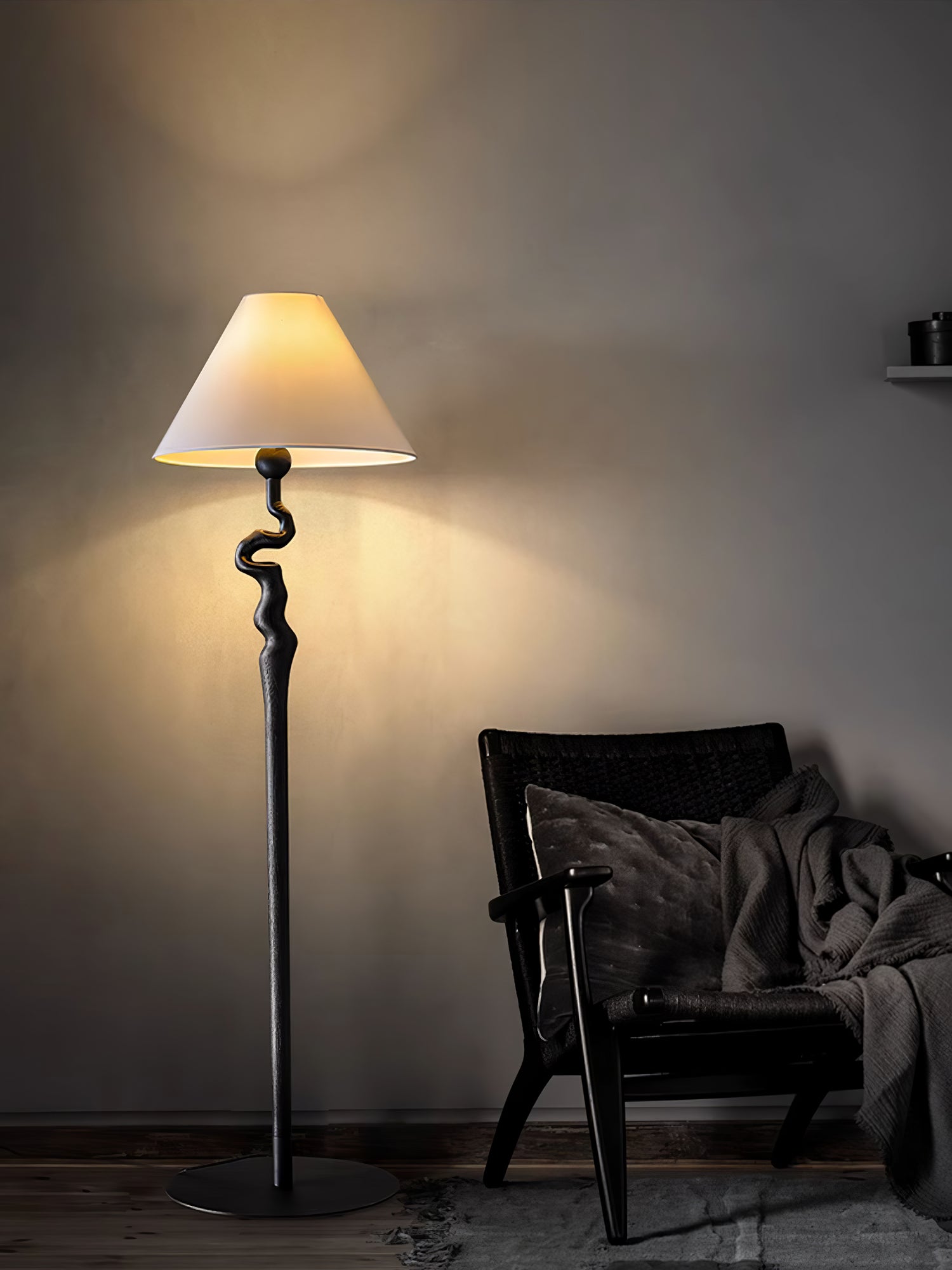 Serpentine Twist Floor Light, Floor Lamp, detail 24