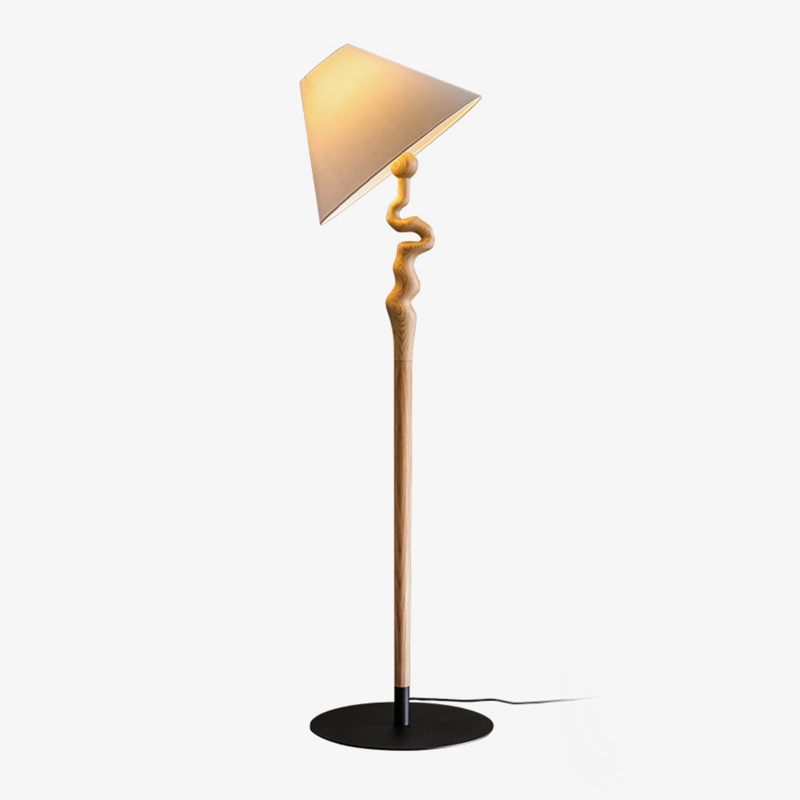 Serpentine Twist Floor Light, Floor Lamp, Metal, Dia 50cm x H 172cm
