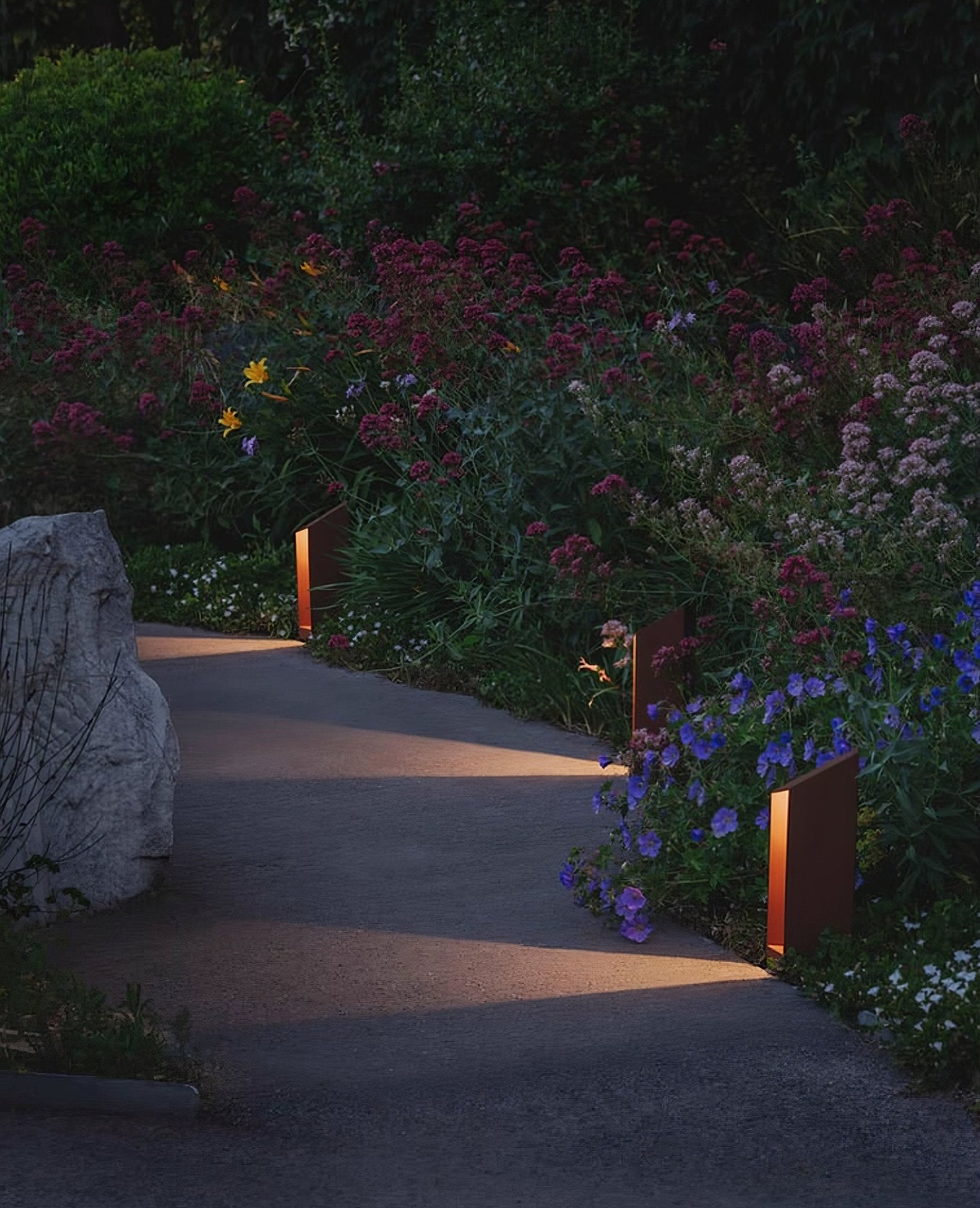 Shadow Peak Exterior Bollard Light, Outdoor Wall Light, detail 2