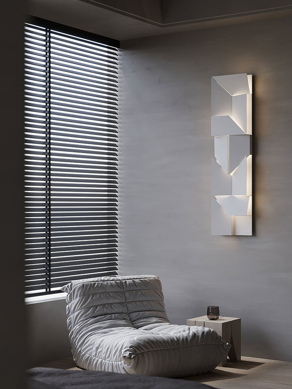 Shadows Grand Wall-mounted Light Wall Light - L 23.6 x W 23.6 Metal, Hardwired Wall Sconce, detail 11