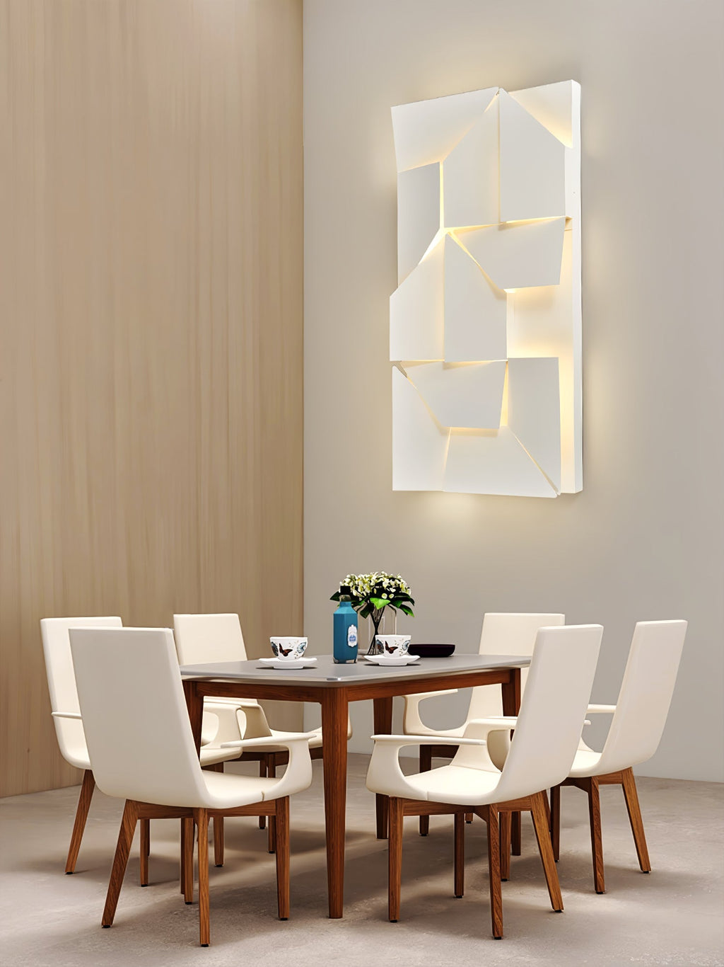 Shadows Grand Wall-mounted Light Wall Light - L 15cm x H 45cm Metal, Hardwired Wall Sconce, detail 106