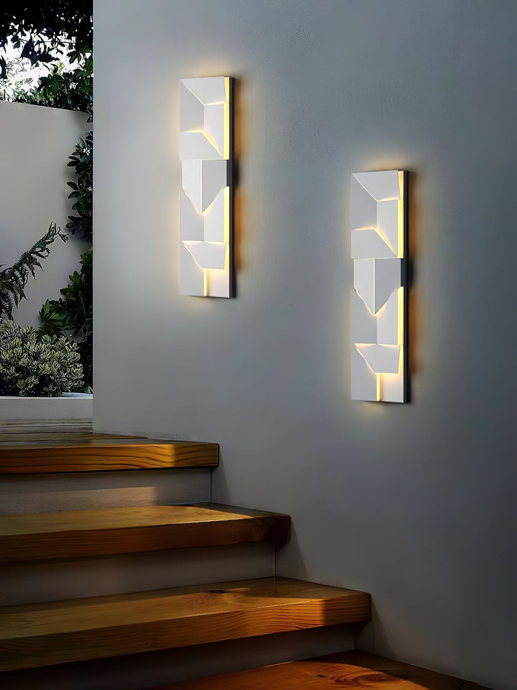 Shadows Grand Wall-mounted Light Wall Light - L 15cm x H 45cm Metal, Hardwired Wall Sconce, detail 108