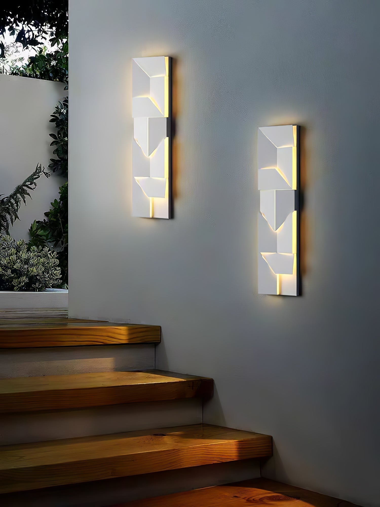 Shadows Grand Wall-mounted Light Wall Light - L 15cm x H 45cm Metal, Hardwired Wall Sconce, detail 108