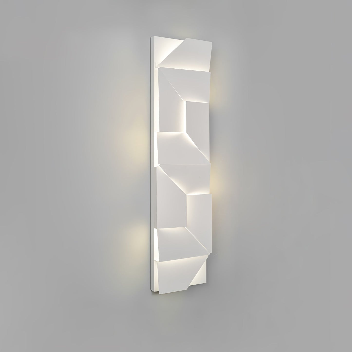 Shadows Grand Wall-mounted Light Wall Light - L 15cm x H 45cm Metal, Hardwired Wall Sconce, detail 145