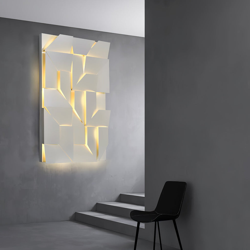 Shadows Grand Wall-mounted Light Wall Light - L 23.6 x W 23.6 Metal, Hardwired Wall Sconce, detail 9