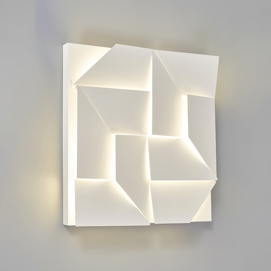 Shadows Grand Wall-mounted Light Wall Light - L 23.6 x W 23.6 Metal, Hardwired Wall Sconce, detail 116