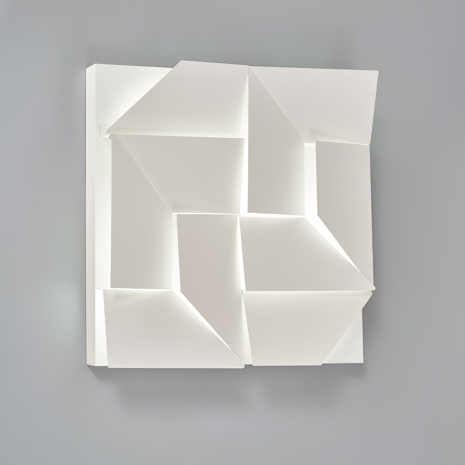 Shadows Grand Wall-mounted Light Wall Light - L 23.6 x W 23.6 Metal, Hardwired Wall Sconce, detail 117