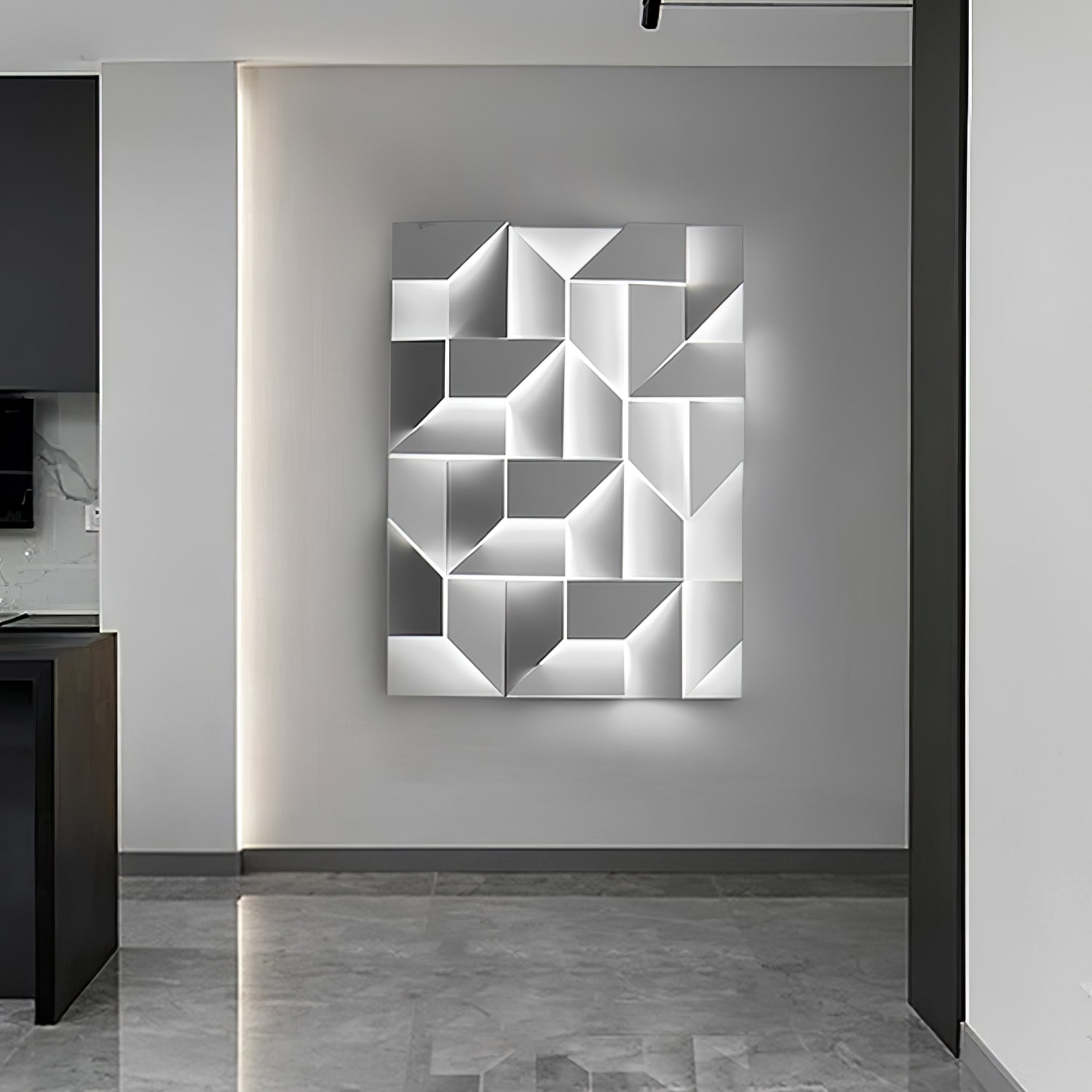 Shadows Rechargeable Grand Wall Light, Hardwired Wall Sconce, detail 121