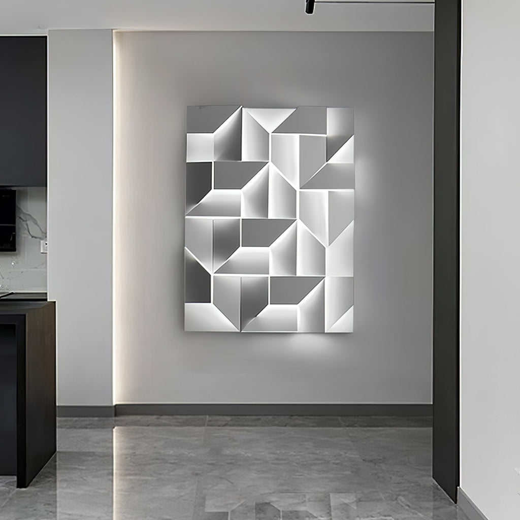 Shadows Grand Wall-mounted Light Wall Light - L 23.6 x W 23.6 Metal, Hardwired Wall Sconce, detail 121
