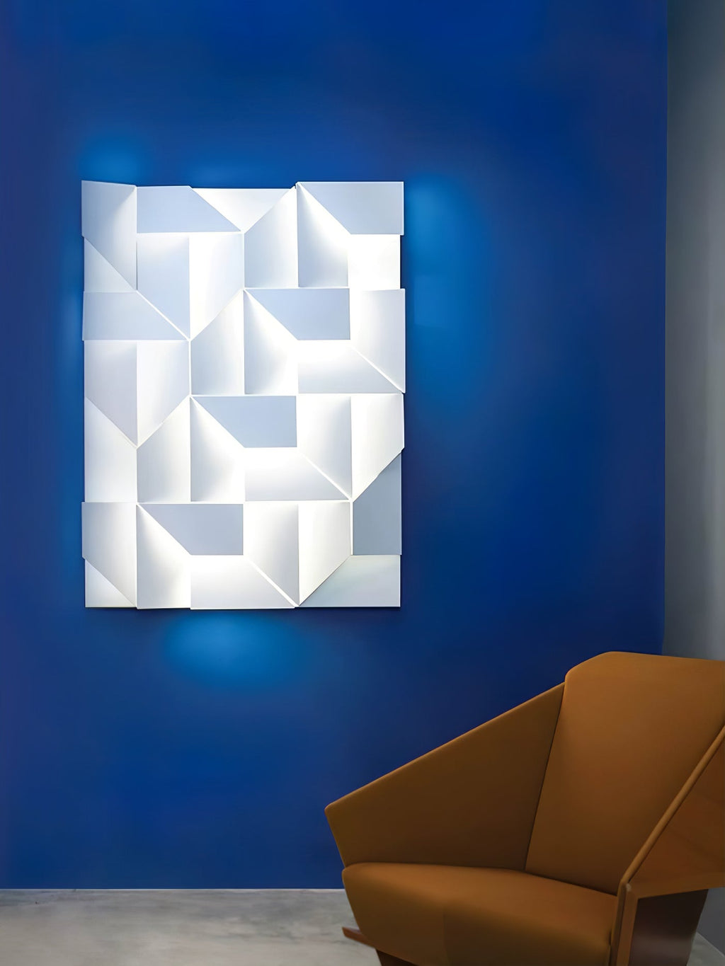 Shadows Grand Wall-mounted Light Wall Light - L 23.6 x W 23.6 Metal, Hardwired Wall Sconce, detail 122