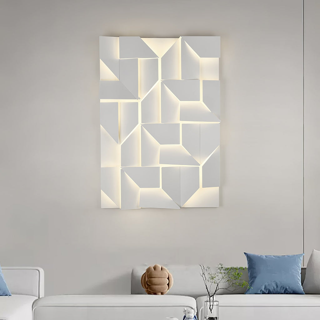 Shadows Grand Wall-mounted Light Wall Light - L 15cm x H 45cm Metal, Hardwired Wall Sconce, detail 17