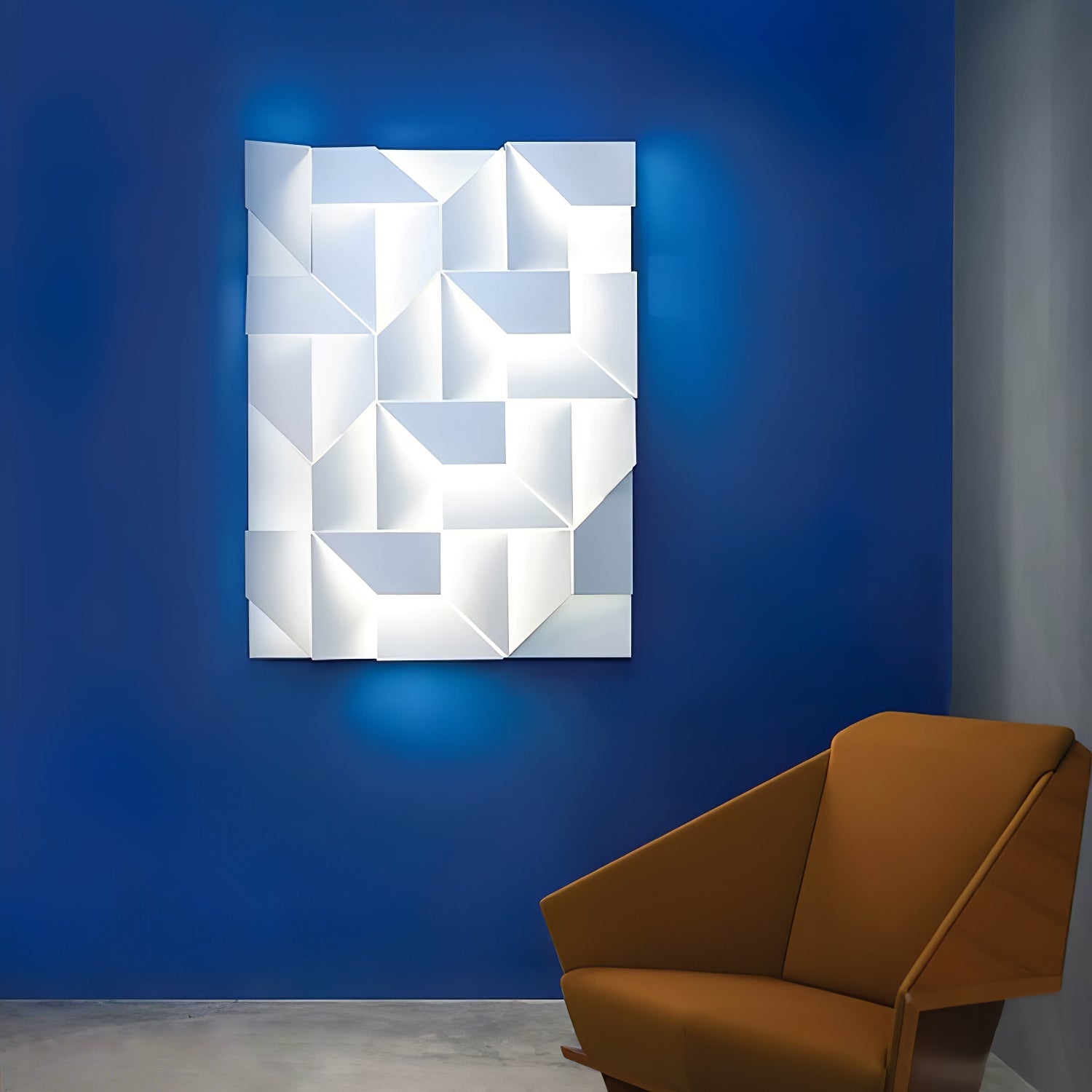 Shadows Grand Wall-mounted Light Wall Light - L 15cm x H 45cm Metal, Hardwired Wall Sconce, detail 8