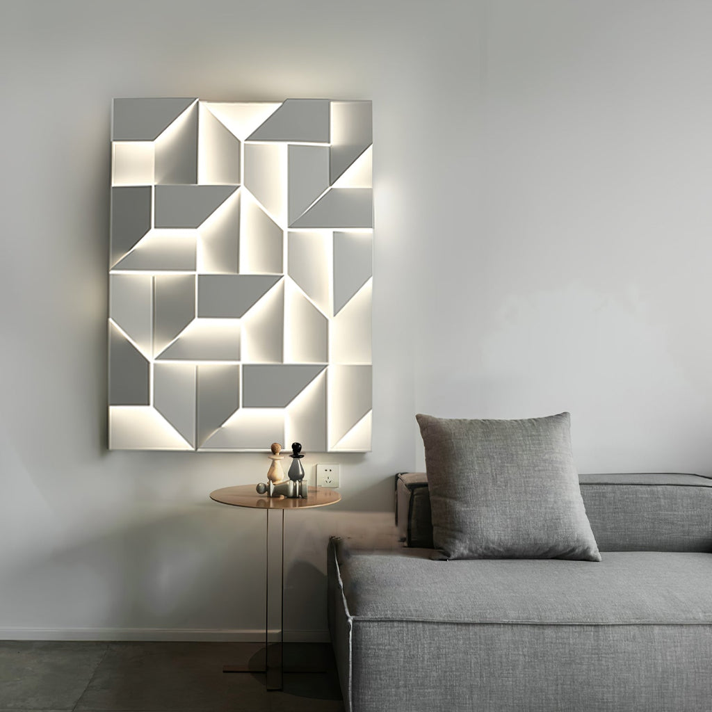 Shadows Grand Wall-mounted Light Wall Light - L 23.6 x W 23.6 Metal, Hardwired Wall Sconce, detail 8