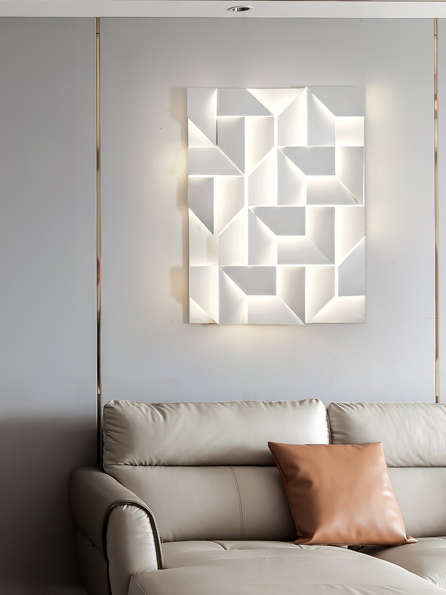 Shadows Rechargeable Grand Wall Light, Hardwired Wall Sconce, detail 128