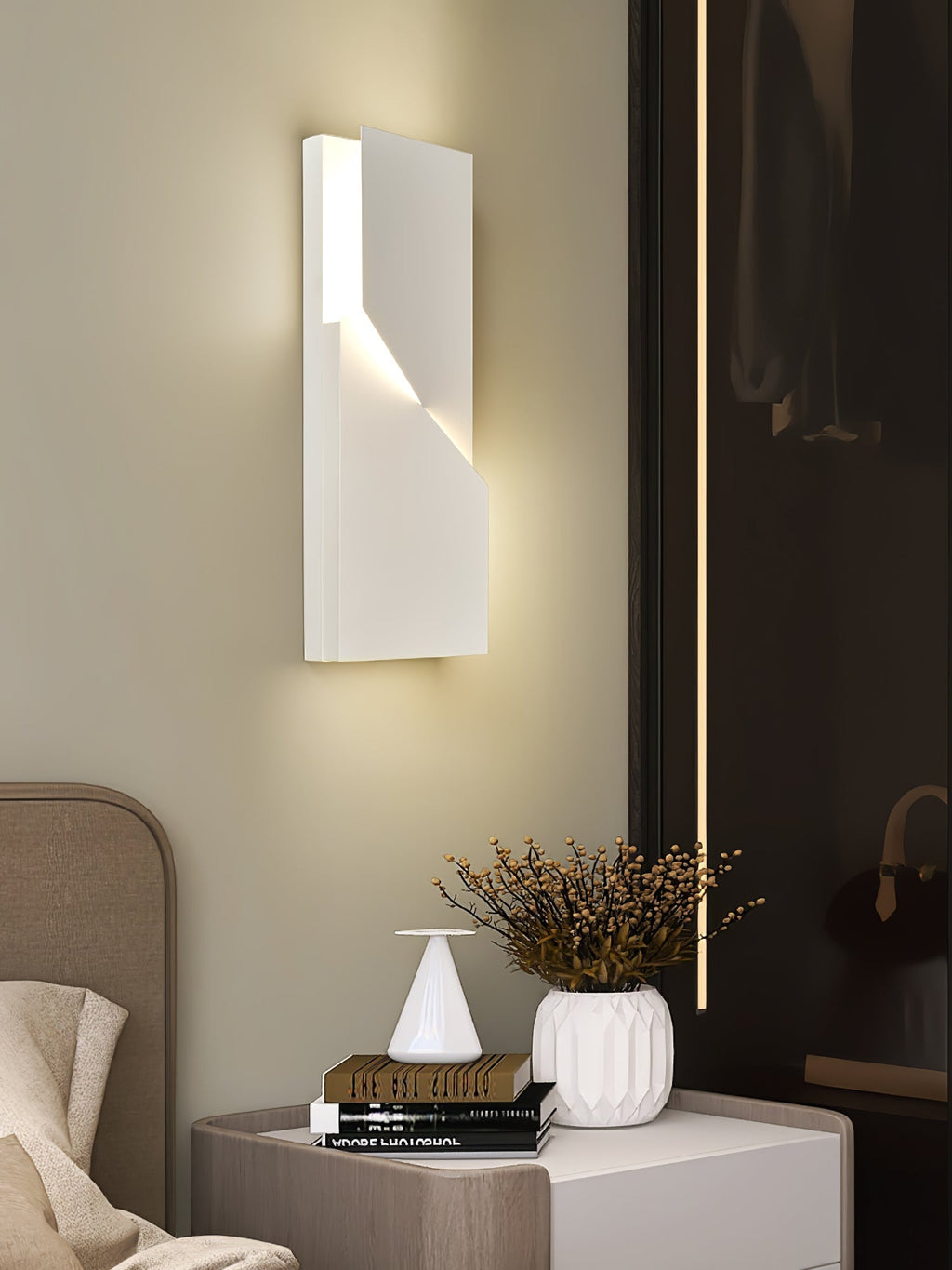 Shadows Grand Wall-mounted Light Wall Light - L 23.6 x W 23.6 Metal, Hardwired Wall Sconce, detail 129