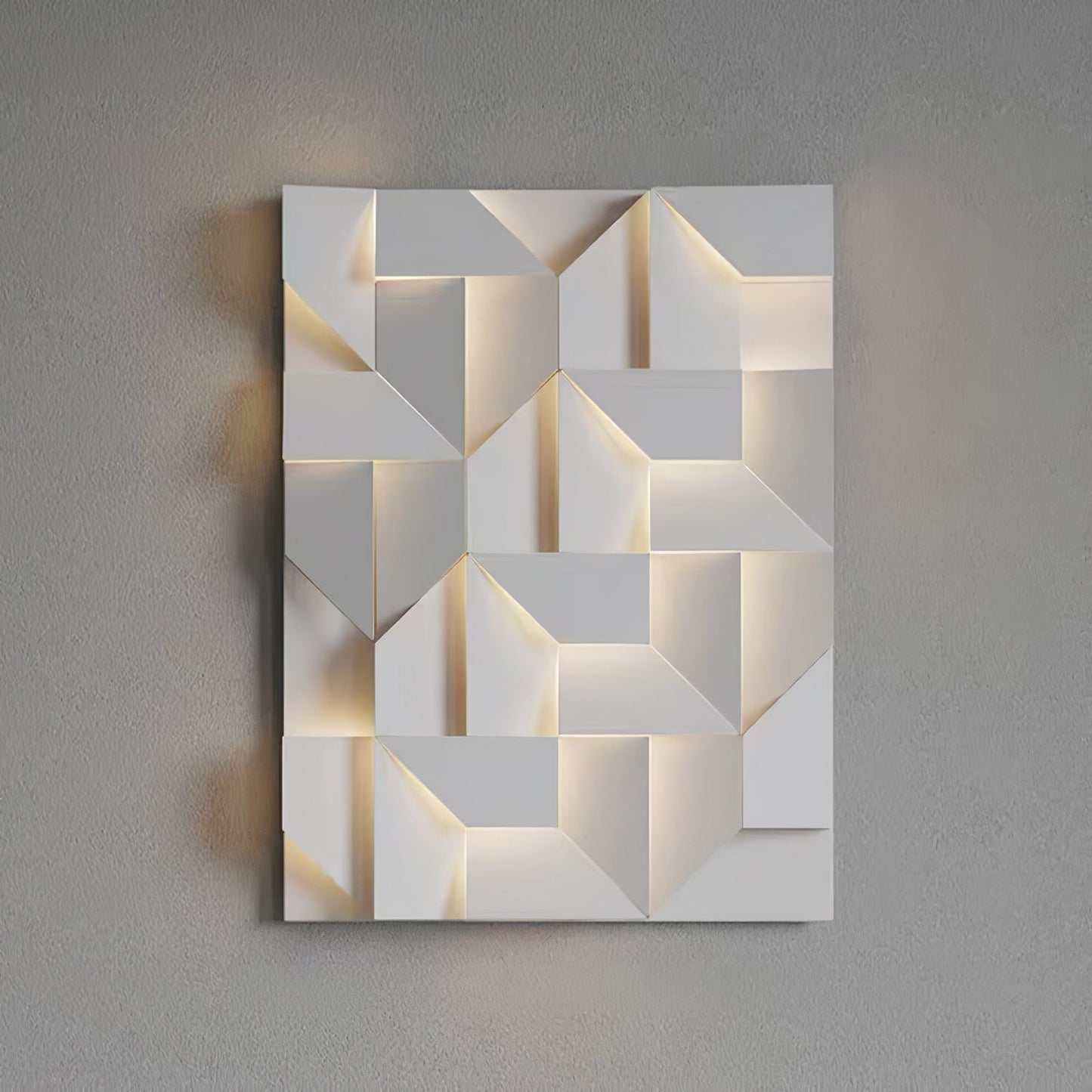 Shadows Grand Wall-mounted Light Wall Light - L 15cm x H 45cm Metal, Hardwired Wall Sconce, detail 148