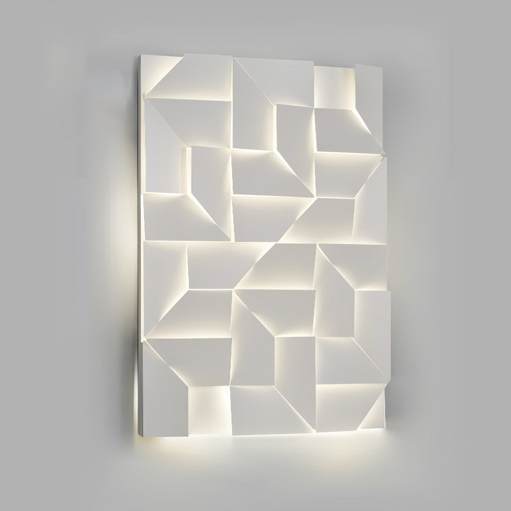 Shadows Grand Wall-mounted Light Wall Light - L 15cm x H 45cm Metal, Hardwired Wall Sconce, detail 150