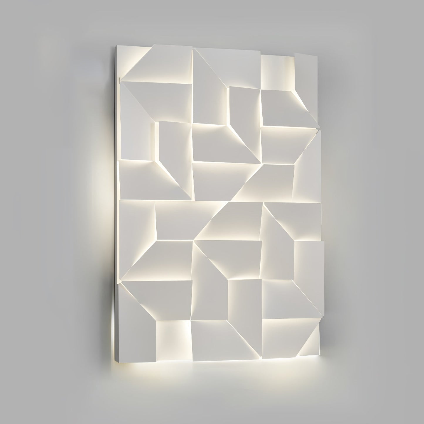 Shadows Grand Wall-mounted Light Wall Light - L 15cm x H 45cm Metal, Hardwired Wall Sconce, detail 150