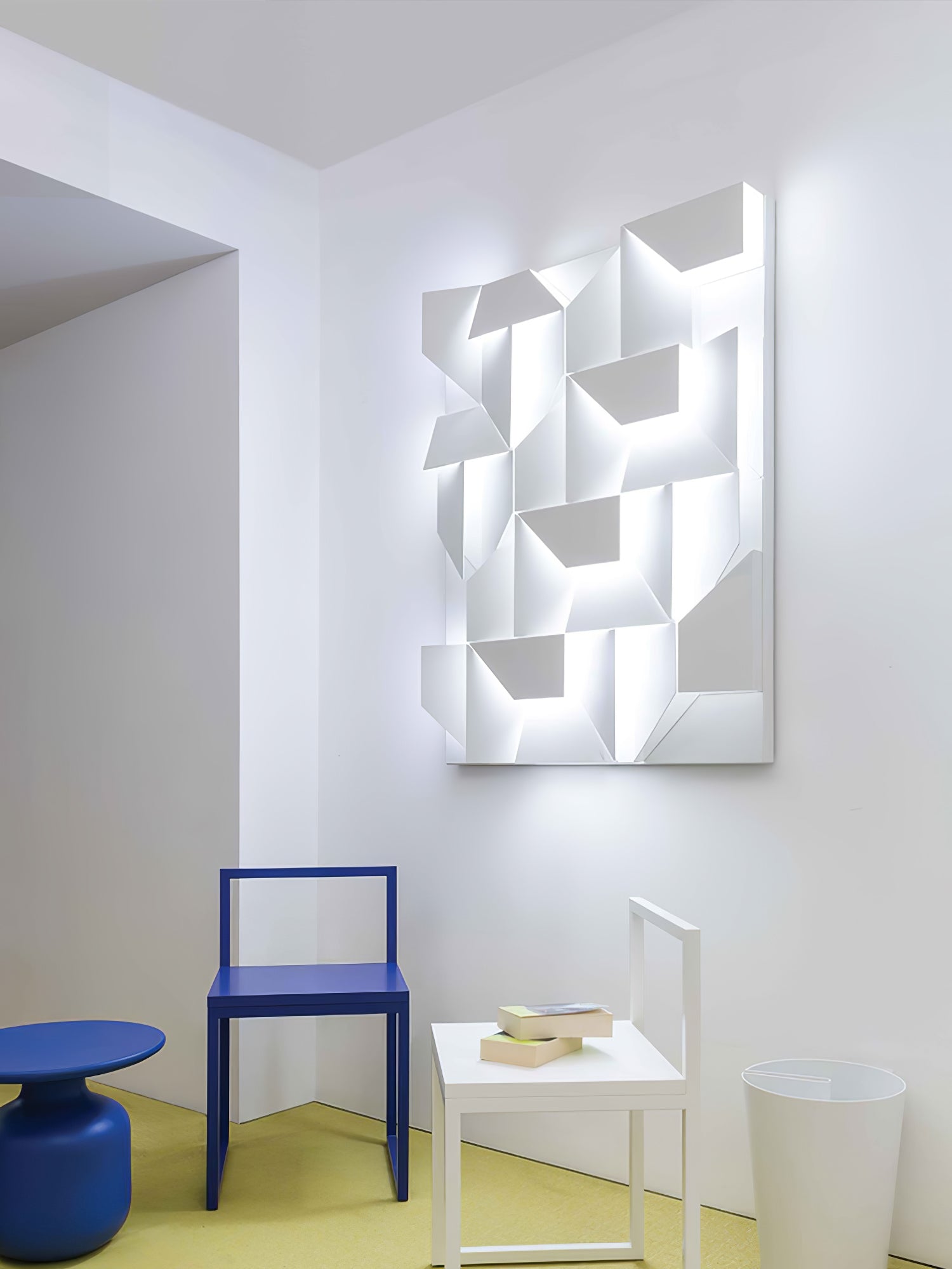 Shadows Grand Wall-mounted Light Wall Light - L 15cm x H 45cm Metal, Hardwired Wall Sconce, detail 140