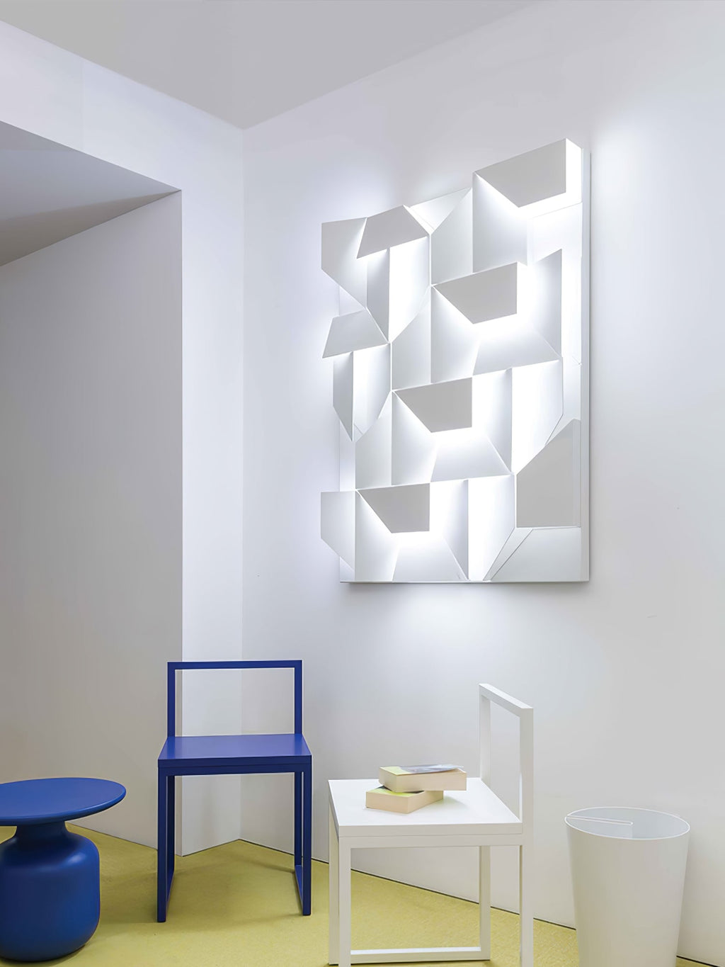 Shadows Grand Wall-mounted Light Wall Light - L 23.6 x W 23.6 Metal, Hardwired Wall Sconce, detail 146